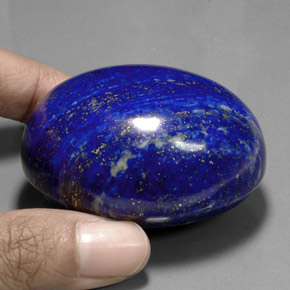 570,00 ctw natürlicher blauer Lapislazuli, Oval Schliff, Lichtundurchlässig