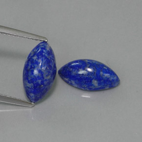  ct natürliche blauer Lapislazuli-Edelsteine, Marquise, Lichtundurchlässig