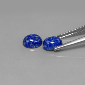 ct natürliche blauer Lapislazuli-Edelsteine, Oval Schliff, Lichtundurchlässig