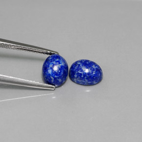  ct natürliche blauer Lapislazuli-Edelsteine, Oval Schliff, Lichtundurchlässig