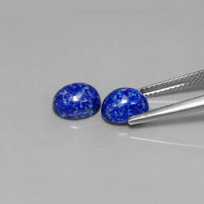  ct natürliche blauer Lapislazuli-Edelsteine, Oval Schliff, Lichtundurchlässig