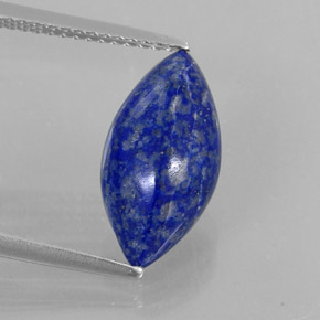3,29 ctw natürlicher blauer Lapislazuli, Marquise, Lichtundurchlässig