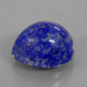 3,51 ctw natürlicher blauer Lapislazuli, Birnenform, Lichtundurchlässig