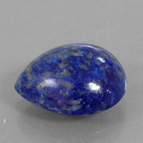 3,68 ctw natürlicher blauer Lapislazuli, Birnenform, Lichtundurchlässig