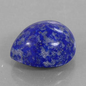 4,49 ctw natürlicher blauer Lapislazuli, Birnenform, Lichtundurchlässig