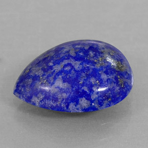 2,72 ctw natürlicher blauer Lapislazuli, Birnenform, Lichtundurchlässig