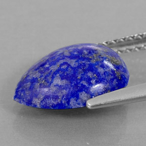 2,72 ctw natürlicher blauer Lapislazuli, Birnenform, Lichtundurchlässig
