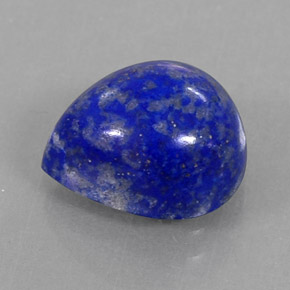 4,74 ctw natürlicher blauer Lapislazuli, Birnenform, Lichtundurchlässig
