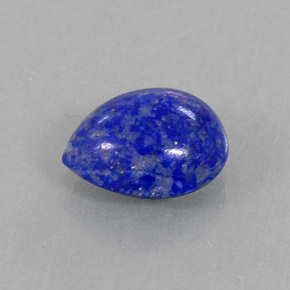 1,70 ctw natürlicher blauer Lapislazuli, Birnenform, Lichtundurchlässig