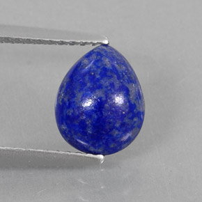 1,70 ctw natürlicher blauer Lapislazuli, Birnenform, Lichtundurchlässig