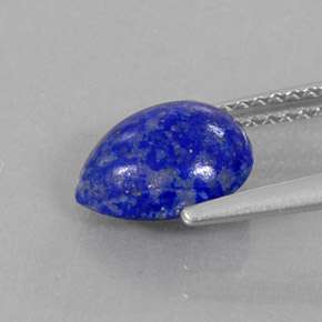 1,70 ctw natürlicher blauer Lapislazuli, Birnenform, Lichtundurchlässig
