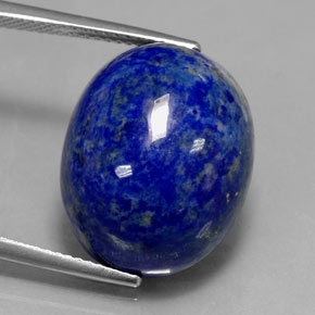 25,84 ctw natürlicher blauer Lapislazuli, Oval Schliff, Lichtundurchlässig