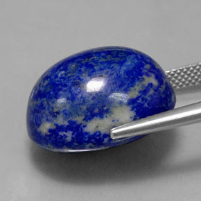 25,84 ctw natürlicher blauer Lapislazuli, Oval Schliff, Lichtundurchlässig