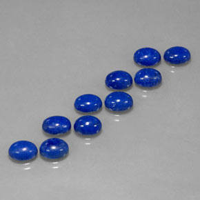  ct natürliche blauer Lapislazuli-Edelsteine, Oval Schliff, Lichtundurchlässig
