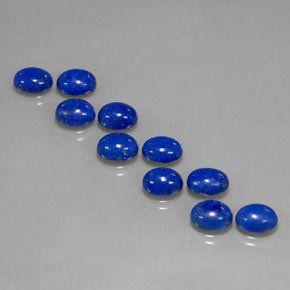  ct natürliche blauer Lapislazuli-Edelsteine, Oval Schliff, Lichtundurchlässig
