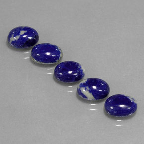  ct natürliche blauer Lapislazuli-Edelsteine, Oval Schliff, Lichtundurchlässig