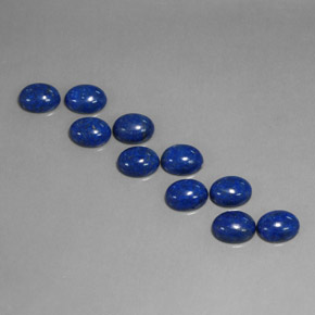  ct natürliche blauer Lapislazuli-Edelsteine, Oval Schliff, Lichtundurchlässig