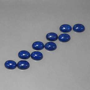  ct natürliche blauer Lapislazuli-Edelsteine, Oval Schliff, Lichtundurchlässig