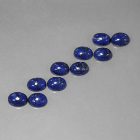  ct natürliche blauer Lapislazuli-Edelsteine, Oval Schliff, Lichtundurchlässig