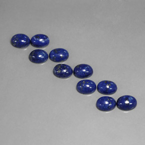  ct natürliche blauer Lapislazuli-Edelsteine, Oval Schliff, Lichtundurchlässig