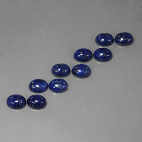  ct natürliche blauer Lapislazuli-Edelsteine, Oval Schliff, Lichtundurchlässig