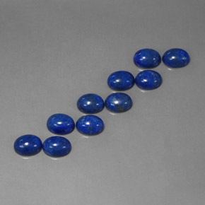  ct natürliche blauer Lapislazuli-Edelsteine, Oval Schliff, Lichtundurchlässig