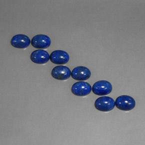  ct natürliche blauer Lapislazuli-Edelsteine, Oval Schliff, Lichtundurchlässig