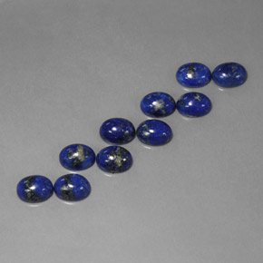  ct natürliche blauer Lapislazuli-Edelsteine, Oval Schliff, Lichtundurchlässig