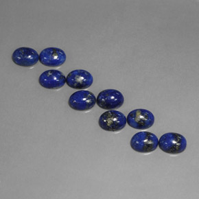  ct natürliche blauer Lapislazuli-Edelsteine, Oval Schliff, Lichtundurchlässig