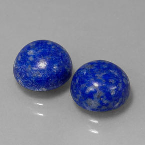  ct natürliche blauer Lapislazuli-Edelsteine, Rundschliff, Lichtundurchlässig