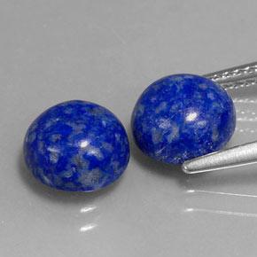  ct natürliche blauer Lapislazuli-Edelsteine, Rundschliff, Lichtundurchlässig