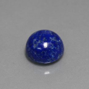 2,66 ctw natürlicher blauer Lapislazuli, Rundschliff, Lichtundurchlässig