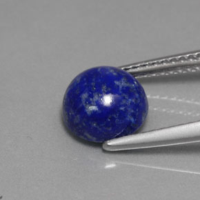 2,66 ctw natürlicher blauer Lapislazuli, Rundschliff, Lichtundurchlässig