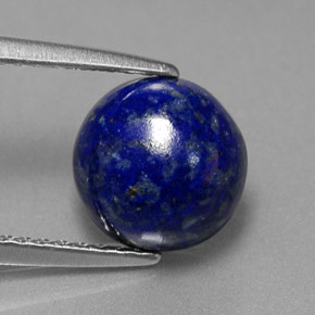 2,73 ctw natürlicher blauer Lapislazuli, Rundschliff, Lichtundurchlässig