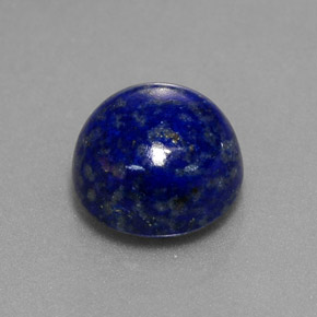 2,73 ctw natürlicher blauer Lapislazuli, Rundschliff, Lichtundurchlässig