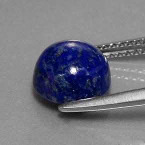 2,73 ctw natürlicher blauer Lapislazuli, Rundschliff, Lichtundurchlässig