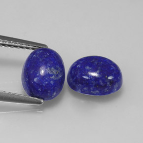  ct natürliche blauer Lapislazuli-Edelsteine, Oval Schliff, Lichtundurchlässig