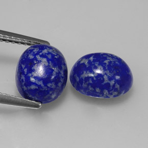  ct natürliche blauer Lapislazuli-Edelsteine, Oval Schliff, Lichtundurchlässig