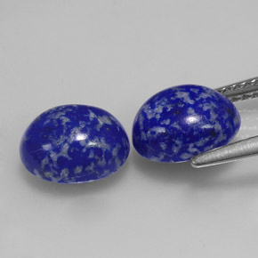  ct natürliche blauer Lapislazuli-Edelsteine, Oval Schliff, Lichtundurchlässig