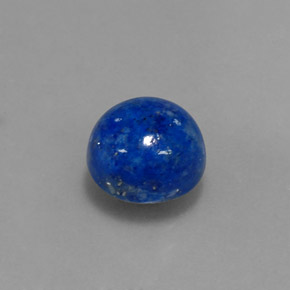 3,61 ctw natürlicher blauer Lapislazuli, Rundschliff, Lichtundurchlässig