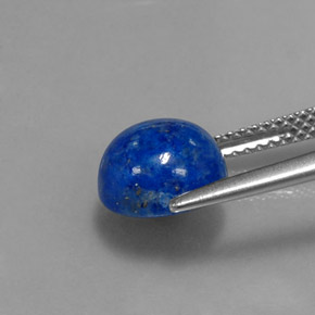 3,61 ctw natürlicher blauer Lapislazuli, Rundschliff, Lichtundurchlässig