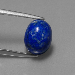 2,91 ctw natürlicher blauer Lapislazuli, Oval Schliff, Lichtundurchlässig