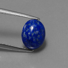 2,17 ctw natürlicher blauer Lapislazuli, Oval Schliff, Lichtundurchlässig