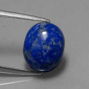 3,70 ctw natürlicher blauer Lapislazuli, Oval Schliff, Lichtundurchlässig