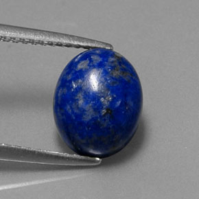 3,46 ctw natürlicher blauer Lapislazuli, Oval Schliff, Lichtundurchlässig