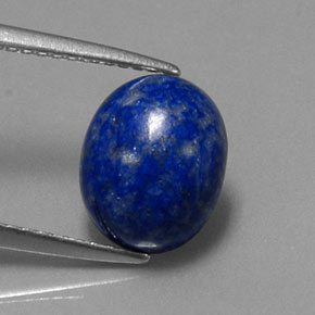 3,22 ctw natürlicher blauer Lapislazuli, Oval Schliff, Lichtundurchlässig