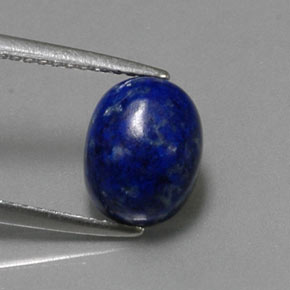 2,89 ctw natürlicher blauer Lapislazuli, Oval Schliff, Lichtundurchlässig