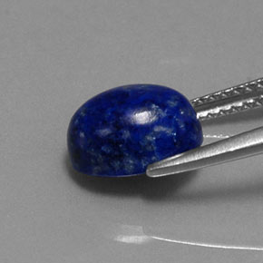 2,89 ctw natürlicher blauer Lapislazuli, Oval Schliff, Lichtundurchlässig