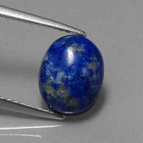 2,92 ctw natürlicher blauer Lapislazuli, Oval Schliff, Lichtundurchlässig