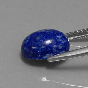 3,23 ctw natürlicher blauer Lapislazuli, Oval Schliff, Lichtundurchlässig